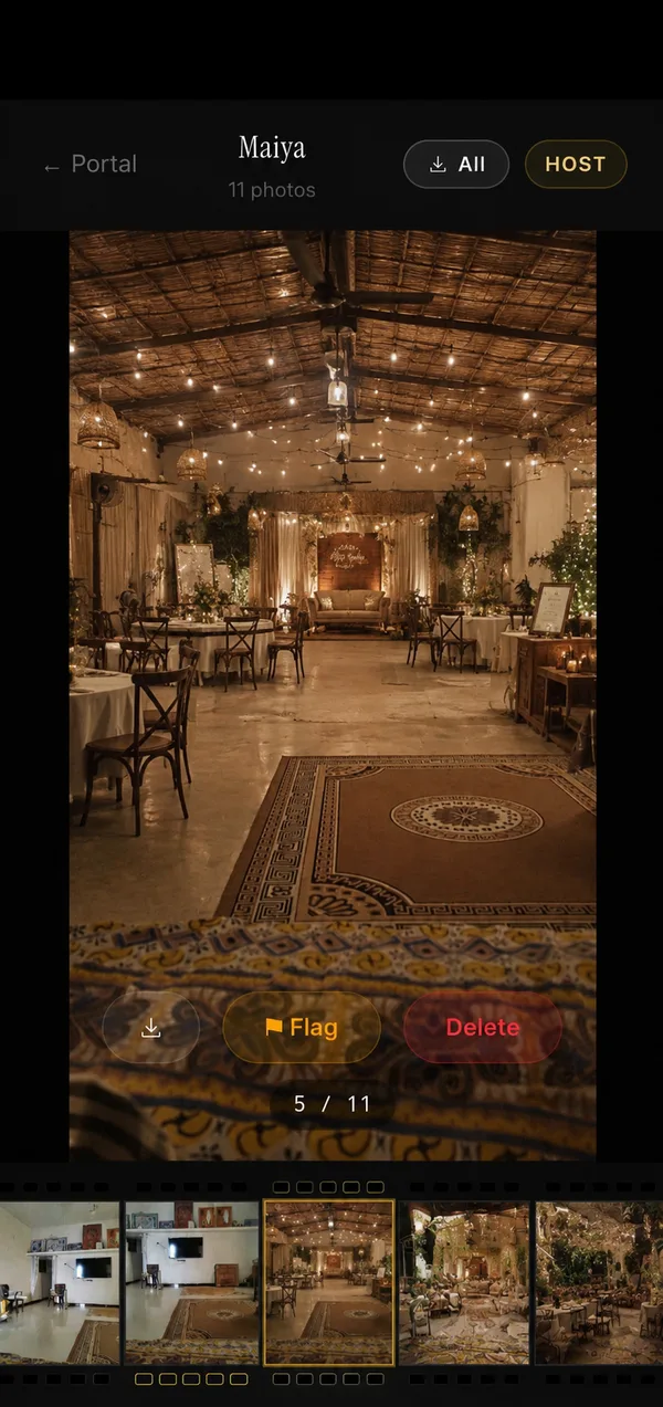 Host gallery ready for download